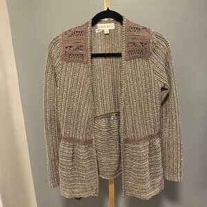 Knox Rose Open-Front Cardigan Sweater - Size Small